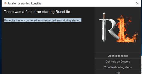 runelite download bootstrap error